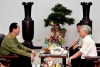 Đại tướng Trần Đại Quang, Uỷ viên Bộ Chính trị, Bộ trưởng Bộ Công an đến thăm và nói chuyện tại Hội nghị triển khai nhiệm vụ năm học 2013-2014