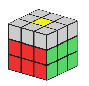 Bước 3:  Hoàn thành tầng 2 của khối Rubik 0