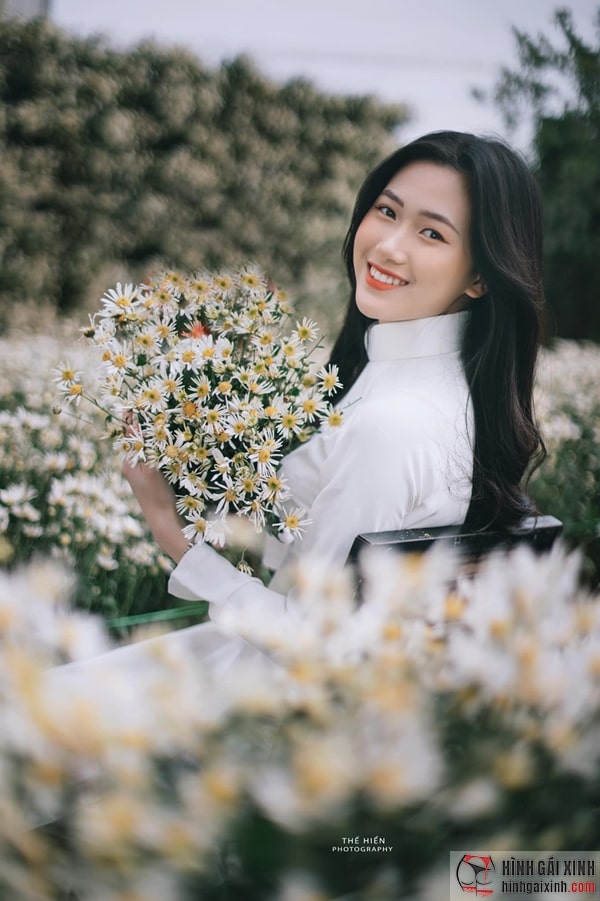 Top những cô gái mặc áo d� i xinh đẹp nhất Việt Nam | Hình Gái Xinh